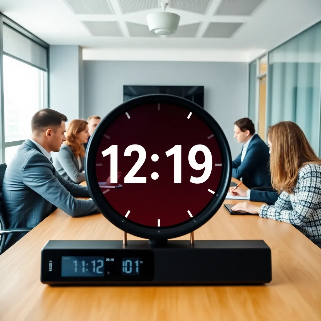 Vergadering met efficiënte tijdmanagementtechnieken in Nederland