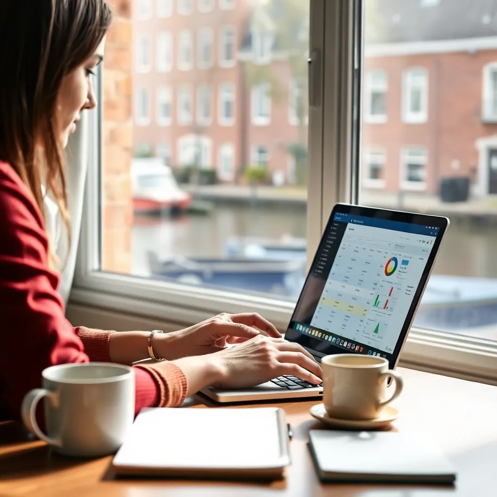 Nederlandse freelancer die tijd bijhoudt