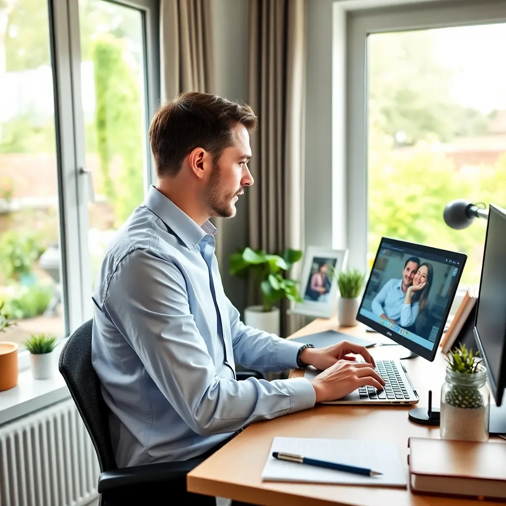 Nederlandse professional die meerdere digitale productiviteitstools naadloos gebruikt