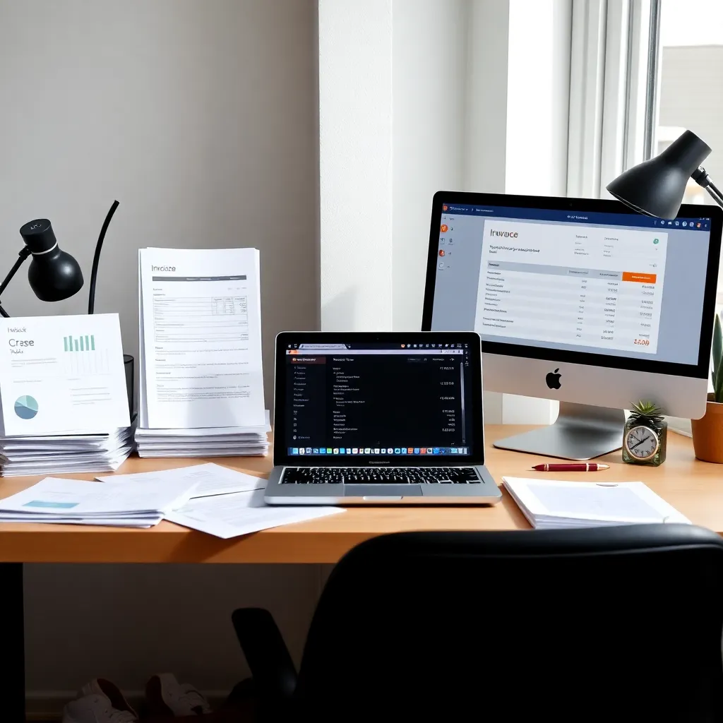 Nederlandse ZZP'er werkt geconcentreerd aan bureau met laptop en agenda